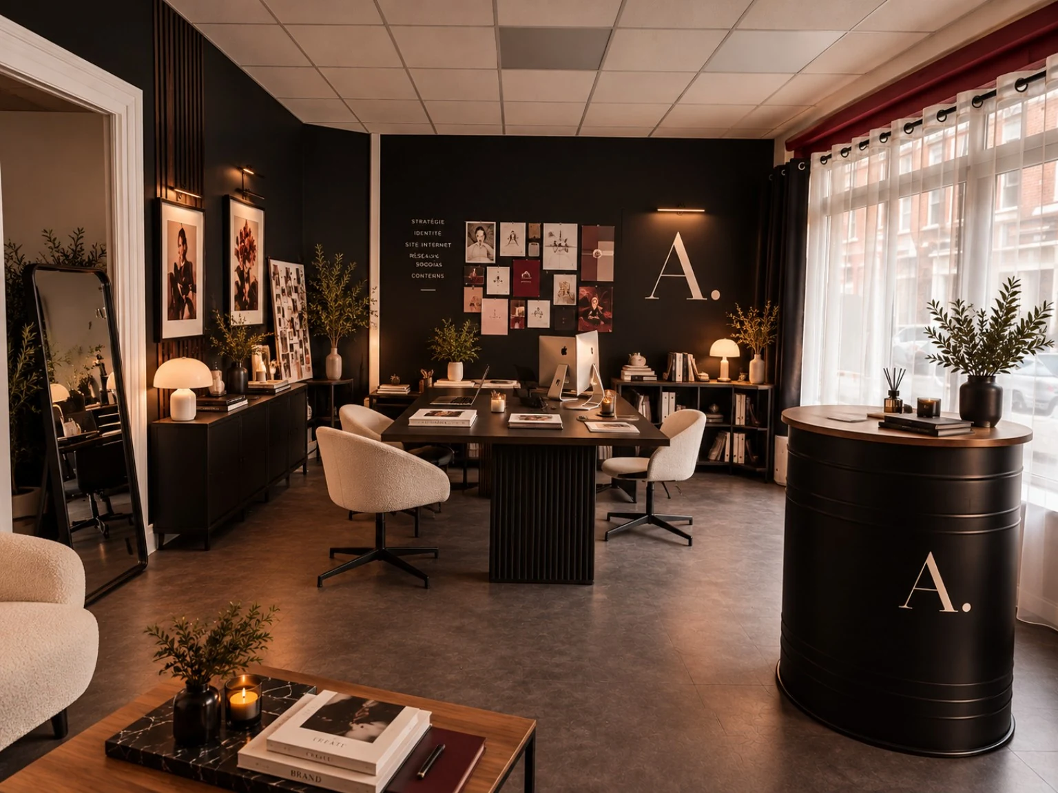 Univers visuel du studio créatif ABBYGAELLE